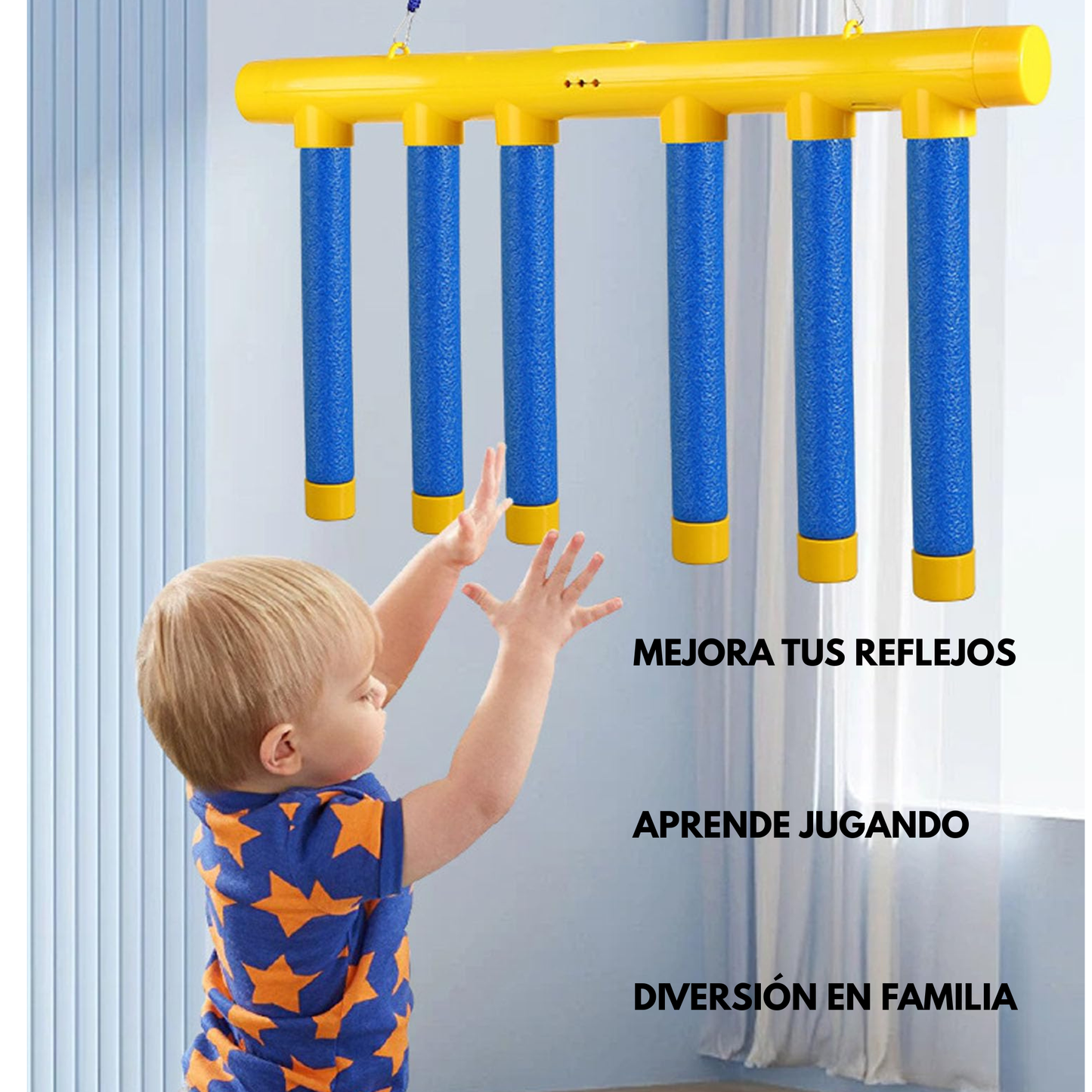 Juego de atrapar palos que caen